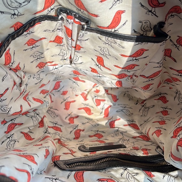 Rebecca Minkoff Bag. Black leather, silver and gold studs. - Picture 5 of 7